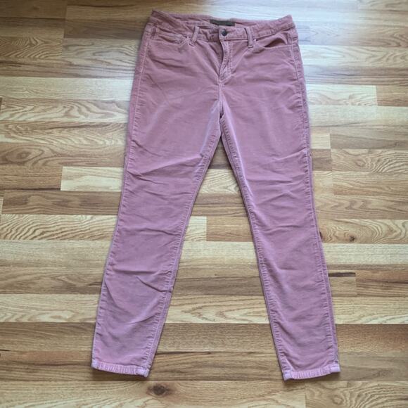 Joe's Jeans The Icon Velvet Midrise Skinny Ankle Jean in Rain - Picture 5 of 14